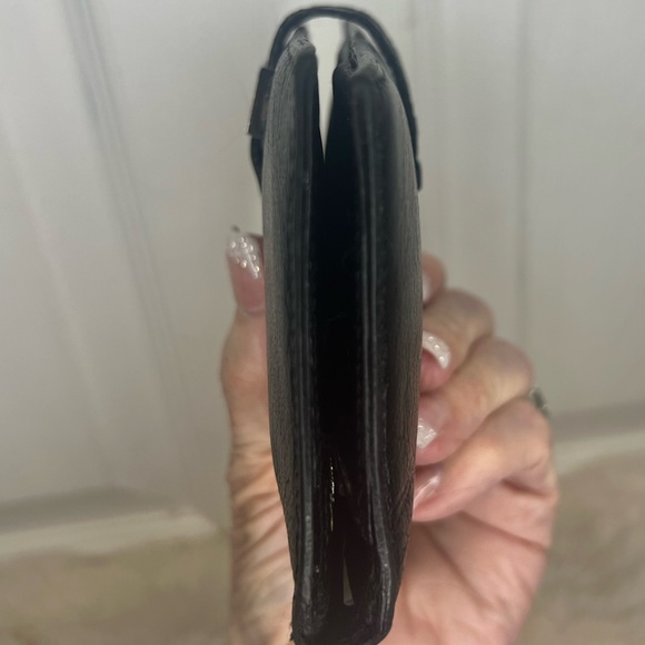 HERMES BEARN VEAU SWIFT LEATHER LONG BIFOLD WALLET IN BLACK - Picture 11 of 16